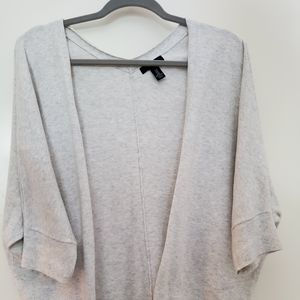Gap, dolman sleeve, open sweater.